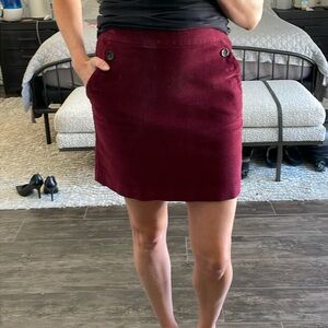 Banana republic corduroy skirt size S